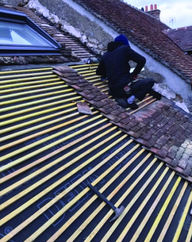 Réfection toiture et pose type Velux