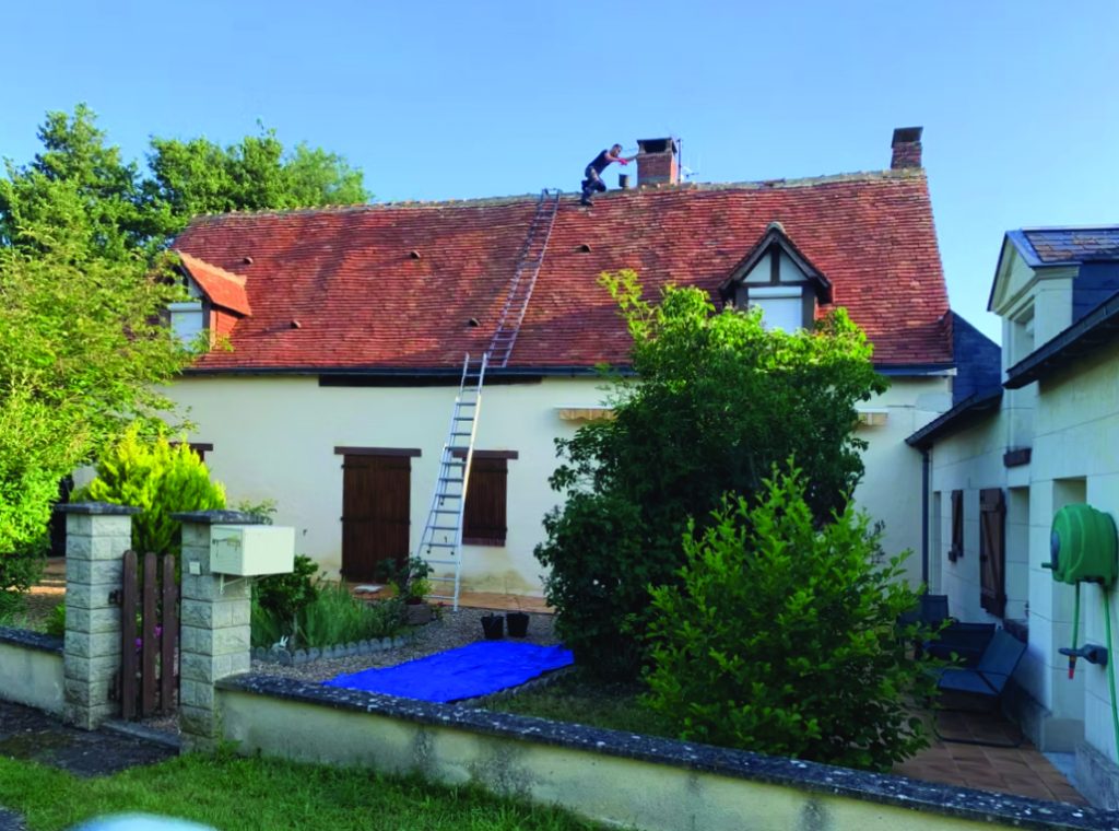 Rénovation toiture et pose faitière