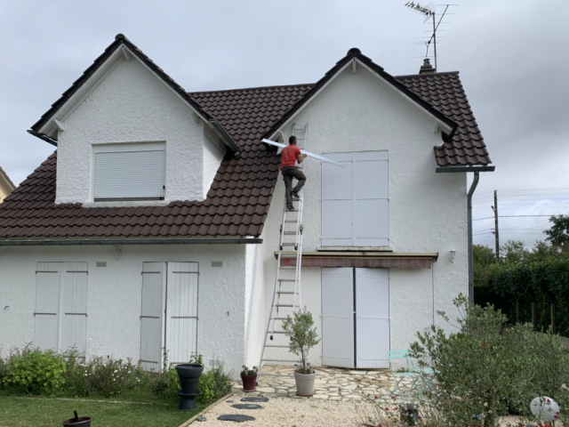 travaux peinture toiture et étanchéité pose de la zinguerie